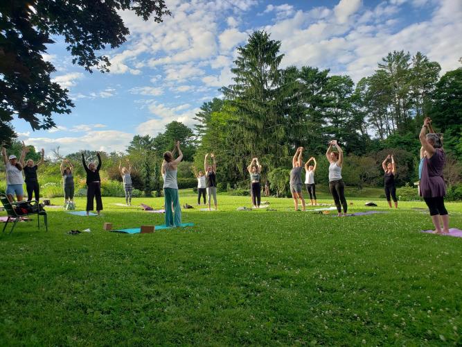 Sunset Yoga in the Garden, Sept. 19 | Berkshire Botanical